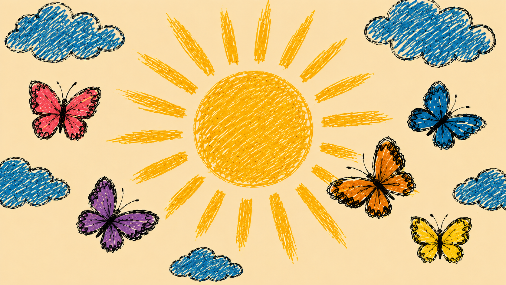 Dekorative Illustration mit Musiksymbolen für Kontakt, Vertrauen und rechtliche Informationen